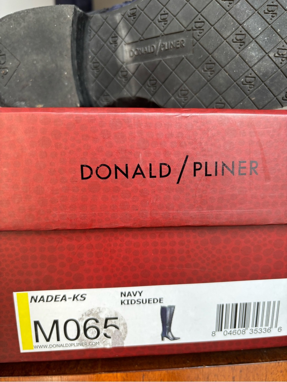 Donald J. Pliner Navy Kidsuede Winter Boots
